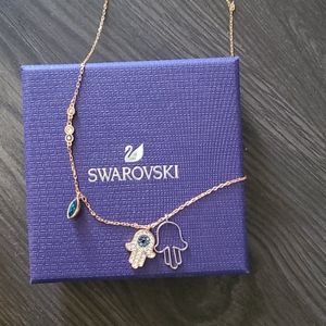 Swarovski Hamsa Necklace